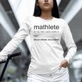 Mathlete Definition Math Math Teacher Nerd Geek Men Women Girls Kids Women Long Sleeve T-Shirt, gift for family, gift for coworker