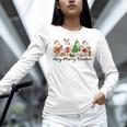 Very Merry Teacher Christmas Goose Silly Holiday Party Women Long Sleeve T-Shirt, gift for family, gift for coworker