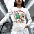 One Merry Teacher Groovy Christmas Tree Pjs Xmas Teacher Women Long Sleeve T-Shirt, Groovy Teacher Shirts, gift for family, gift for coworker One Merry Teacher Groovy Christmas Tree Pjs Xmas Teacher Women Long Sleeve T-Shirt, Groovy Teacher Shirts, gift for family, gift for coworker