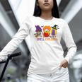 I Smell Children Witch Teacher Halloween Trick Or Teach Women Long Sleeve T-Shirt, gift for family, gift for coworker