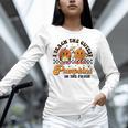 I Teach The Cutest Pumpkins In The Patch Halloween Teacher For Men Women Kids Women Long Sleeve T-Shirt, gift for family, gift for coworker I Teach The Cutest Pumpkins In The Patch Halloween Teacher For Men Women Kids Women Long Sleeve T-Shirt, gift for family, gift for coworker
