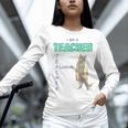 I Am A Teacher Alcoholic Cat Beer Feline Men Women Women Long Sleeve T-Shirt, gift for family, gift for coworker