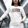 Teacher Filipino Vintage Heritage DNA Flag Women Long Sleeve T-Shirt, gift for family, gift for coworker Teacher Filipino Vintage Heritage DNA Flag Women Long Sleeve T-Shirt, gift for family, gift for coworker