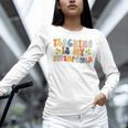 Teaching Is My Superpower Vintage Groovy University Teacher Women Long Sleeve T-Shirt, Groovy Teacher Shirts, gift for family, gift for coworker Teaching Is My Superpower Vintage Groovy University Teacher Women Long Sleeve T-Shirt, Groovy Teacher Shirts, gift for family, gift for coworker