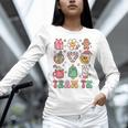 Team TK Teacher Christmas Groovy Smile Face Girl Boy Kid TK Women Long Sleeve T-Shirt, Groovy Teacher Shirts, gift for family, gift for coworker Team TK Teacher Christmas Groovy Smile Face Girl Boy Kid TK Women Long Sleeve T-Shirt, Groovy Teacher Shirts, gift for family, gift for coworker