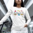 TGIF Teacher Alphabet Kindergarten Teacher Appreciation Women Long Sleeve T-Shirt, gift for family, gift for coworker
