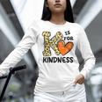 Unity Day K Is For Kindness Anti Bullying Orange Teacher Men Women Kids Women Long Sleeve T-Shirt, gift for family, gift for coworker Unity Day K Is For Kindness Anti Bullying Orange Teacher Men Women Kids Women Long Sleeve T-Shirt, gift for family, gift for coworker
