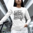 Weird Teachers Build Character School Pun Women Long Sleeve T-Shirt, gift for family, gift for coworker