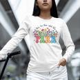 Wildflower Para Floral Paraprofessional Paraeducator Teacher Women Long Sleeve T-Shirt, gift for family, gift for coworker Wildflower Para Floral Paraprofessional Paraeducator Teacher Women Long Sleeve T-Shirt, gift for family, gift for coworker