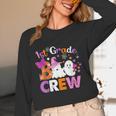 1st Grade Boo Crew First Grade Halloween Costume Teacher Kid Women Long Sleeve T-Shirt, novelty gifts, funny gifts