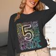 5th Grade Typography Team Fifth Grade Teacher Back To School Women Long Sleeve T-Shirt, novelty gifts, funny gifts 5th Grade Typography Team Fifth Grade Teacher Back To School Women Long Sleeve T-Shirt, novelty gifts, funny gifts