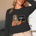 67 Math Teacher Skeleton Halloween Root 4489 Messy Bun Women Women Long Sleeve T-Shirt, novelty gifts, funny gifts 67 Math Teacher Skeleton Halloween Root 4489 Messy Bun Women Women Long Sleeve T-Shirt, novelty gifts, funny gifts