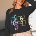 67 Music Meme Slang Six Seven Music Teacher Musician Women Long Sleeve T-Shirt, novelty gifts, funny gifts
