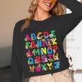 Alphabet Animals ABCs Zoo Kids Boys Girls Teacher Women Long Sleeve T-Shirt, novelty gifts, funny gifts
