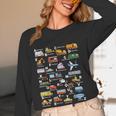Alphabet Vehicles ABCs Learning Teachers Kids Boys Girls Women Long Sleeve T-Shirt, novelty gifts, funny gifts