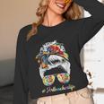 Art Teacher Life Messy Bun Back To School Art Teacher Women Long Sleeve T-Shirt, novelty gifts, funny gifts Art Teacher Life Messy Bun Back To School Art Teacher Women Long Sleeve T-Shirt, novelty gifts, funny gifts