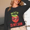 Back To School Math Is My Jam Math Teacher Women Long Sleeve T-Shirt, novelty gifts, funny gifts