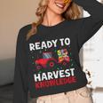 Back To School Teacher Farming Tractor Farmer Kids 100th Day Women Long Sleeve T-Shirt, novelty gifts, funny gifts Back To School Teacher Farming Tractor Farmer Kids 100th Day Women Long Sleeve T-Shirt, novelty gifts, funny gifts