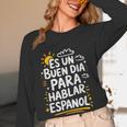 Bilingual Teacher Maestra Spanish Teacher Women Long Sleeve T-Shirt, novelty gifts, funny gifts Bilingual Teacher Maestra Spanish Teacher Women Long Sleeve T-Shirt, novelty gifts, funny gifts