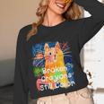 Broken Crayons Still Color Cat Teacher Women Long Sleeve T-Shirt, novelty gifts, funny gifts Broken Crayons Still Color Cat Teacher Women Long Sleeve T-Shirt, novelty gifts, funny gifts