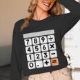 Calculator Easy Halloween Costume For Math Teacher Women Long Sleeve T-Shirt, novelty gifts, funny gifts