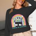 Career In Modeling AAC Teacher SLP SPED Communication Autism Women Long Sleeve T-Shirt, novelty gifts, funny gifts Career In Modeling AAC Teacher SLP SPED Communication Autism Women Long Sleeve T-Shirt, novelty gifts, funny gifts