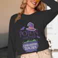 Chemistry Teacher Halloween Shirt School POTION MASTER Women Long Sleeve T-Shirt, novelty gifts, funny gifts