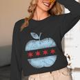 Chicago Flag Teacher School Cute Women Long Sleeve T-Shirt, novelty gifts, funny gifts Chicago Flag Teacher School Cute Women Long Sleeve T-Shirt, novelty gifts, funny gifts