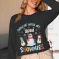 Chillin With My Sped Snowmies Teacher Student Christmas Women Long Sleeve T-Shirt, novelty gifts, funny gifts Chillin With My Sped Snowmies Teacher Student Christmas Women Long Sleeve T-Shirt, novelty gifts, funny gifts