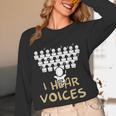 Choir Teacher Shirt I Hear Voices Chorister Tee Women Long Sleeve T-Shirt, novelty gifts, funny gifts Choir Teacher Shirt I Hear Voices Chorister Tee Women Long Sleeve T-Shirt, novelty gifts, funny gifts