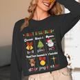 Christmas Reading Teacher Syllable Types Reading Teacher Women Long Sleeve T-Shirt, novelty gifts, funny gifts
