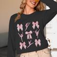 Coquette Bow Ballet Dance Teacher Coquette Women Dancing Women Long Sleeve T-Shirt, novelty gifts, funny gifts Coquette Bow Ballet Dance Teacher Coquette Women Dancing Women Long Sleeve T-Shirt, novelty gifts, funny gifts