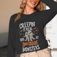 Creepin It Real With My 3rd Grade Monsters Halloween Teacher Women Long Sleeve T-Shirt, novelty gifts, funny gifts Creepin It Real With My 3rd Grade Monsters Halloween Teacher Women Long Sleeve T-Shirt, novelty gifts, funny gifts