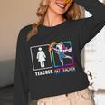 Cute Art Teacher Magical Dabbing Unicorn Artist Women Long Sleeve T-Shirt, novelty gifts, funny gifts Cute Art Teacher Magical Dabbing Unicorn Artist Women Long Sleeve T-Shirt, novelty gifts, funny gifts