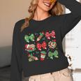 Cute Coquette Pencil Bow Christmas School Teacher Student Women Long Sleeve T-Shirt, novelty gifts, funny gifts Cute Coquette Pencil Bow Christmas School Teacher Student Women Long Sleeve T-Shirt, novelty gifts, funny gifts