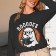 Cute Ghost Book Reading Books Lover Retro Halloween Teacher Women Long Sleeve T-Shirt, novelty gifts, funny gifts Cute Ghost Book Reading Books Lover Retro Halloween Teacher Women Long Sleeve T-Shirt, novelty gifts, funny gifts