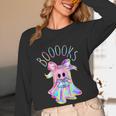 Cute Ghost Book Reading Halloween Teacher Top Girls Women Women Long Sleeve T-Shirt, novelty gifts, funny gifts Cute Ghost Book Reading Halloween Teacher Top Girls Women Women Long Sleeve T-Shirt, novelty gifts, funny gifts
