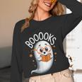 Cute Ghost Book Reading Halloween Teacher Women Long Sleeve T-Shirt, novelty gifts, funny gifts Cute Ghost Book Reading Halloween Teacher Women Long Sleeve T-Shirt, novelty gifts, funny gifts
