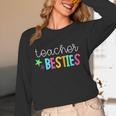 Cute Teacher Shirt Teacher Besties Women Long Sleeve T-Shirt, novelty gifts, funny gifts Cute Teacher Shirt Teacher Besties Women Long Sleeve T-Shirt, novelty gifts, funny gifts