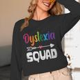Dyslexia Awareness Month Dyslexia Teacher Therapist Women Long Sleeve T-Shirt, novelty gifts, funny gifts Dyslexia Awareness Month Dyslexia Teacher Therapist Women Long Sleeve T-Shirt, novelty gifts, funny gifts
