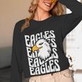 Eagles School Sports Fan Team Spirit Teacher Parent Student Women Long Sleeve T-Shirt, novelty gifts, funny gifts Eagles School Sports Fan Team Spirit Teacher Parent Student Women Long Sleeve T-Shirt, novelty gifts, funny gifts