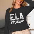 English Language Art Teacher Crew ELA Squad English Teacher Women Long Sleeve T-Shirt, novelty gifts, funny gifts