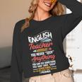 English Teacher Women Long Sleeve T-Shirt, novelty gifts, funny gifts