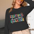 Exceptional Education Dream Team SPED ESE Teacher Autism Women Long Sleeve T-Shirt, novelty gifts, funny gifts Exceptional Education Dream Team SPED ESE Teacher Autism Women Long Sleeve T-Shirt, novelty gifts, funny gifts
