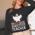 Faboolous Substitute Teacher Halloween Costume Women Long Sleeve T-Shirt, novelty gifts, funny gifts