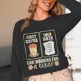 First Coffee Then Data SPED Teacher Taking a Break Women Long Sleeve T-Shirt, novelty gifts, funny gifts First Coffee Then Data SPED Teacher Taking a Break Women Long Sleeve T-Shirt, novelty gifts, funny gifts