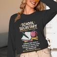 Front Office Teacher Admin Meaning School Secretary Women Long Sleeve T-Shirt, novelty gifts, funny gifts Front Office Teacher Admin Meaning School Secretary Women Long Sleeve T-Shirt, novelty gifts, funny gifts