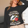 Front Office Teacher Admin Mother I'm A School Secretary Women Long Sleeve T-Shirt, novelty gifts, funny gifts Front Office Teacher Admin Mother I'm A School Secretary Women Long Sleeve T-Shirt, novelty gifts, funny gifts