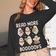 Groovy Halloween Ghost Read More Boooooks Librarian Teacher For Men Women Kids Women Long Sleeve T-Shirt, novelty gifts, funny gifts Groovy Halloween Ghost Read More Boooooks Librarian Teacher For Men Women Kids Women Long Sleeve T-Shirt, novelty gifts, funny gifts