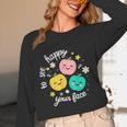 Groovy Happy To See Your Face Teacher School Appreciation Women Long Sleeve T-Shirt, novelty gifts, funny gifts Groovy Happy To See Your Face Teacher School Appreciation Women Long Sleeve T-Shirt, novelty gifts, funny gifts